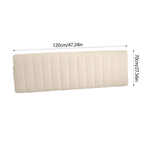 Quilted Vertical Striped Bed Head Cover, Full Coverage, Dirtproof, Slightly Elastic – Compatible with Most Beds 2