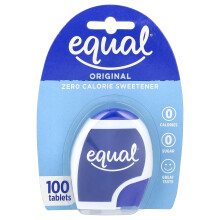 Equal, Nul Kalorieën Suiker, Oorspronkelijk, 100 Tabletten
