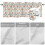 Boho akvarel blomsterkappe 102x46 cm stanglomme 5