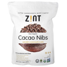Zint, Rå Ekologisk Kakao Nibs, 32 oz (907 g)