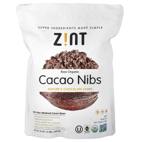 Zint, Γραμμές Κakaο Οργανικής Πηκτοποίησης, 32 oz (907 g)