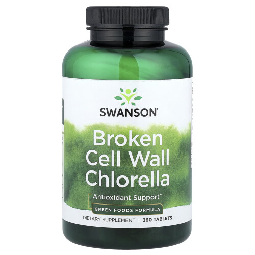 Swanson, Broken Cell Wall Chlorella, 360 Tablets