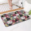 Tapete de banheiro floral antiderrapante em microfibra, 43 x 76 cm (17 x 30 polegadas) 4