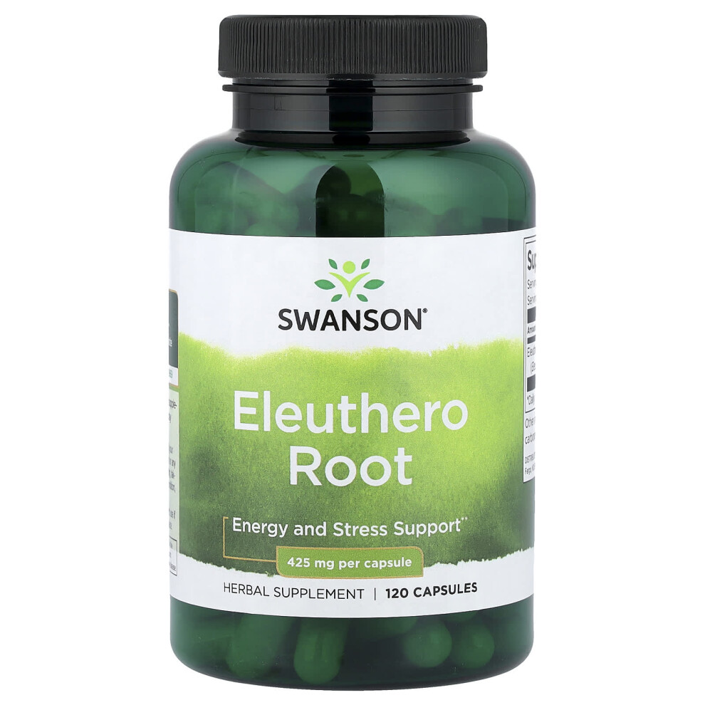 Swanson , Eleuthero Root, 425 Mg, 120 Capsules