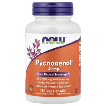 NOW Foods, Pycnogenol med Bioflavonoider, 150 Veg kapslar