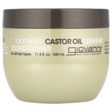 Giovanni, Smörjande Castorolja Leave-In Balsam, För Alla Hårtyper, 11,5 fl oz (340 ml)