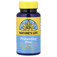 Nature's Life, Zink, 30 mg, 50 Vegetariska kapslar