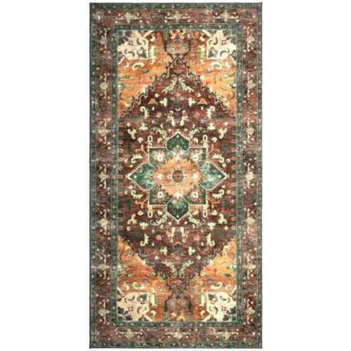Boho Vintage Løbertæppe 60 cm x 3,6 cm Skridsikkert Polyester 1