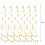 Spiral Pendant Party Streamers, Plastic, 6 pcs 4