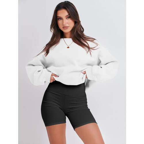 Γυναικεία μπλούζα με μακριά μανίκια, casual, ζιβάγκο, άνετη γραμμή, φλις μπλούζες με 2