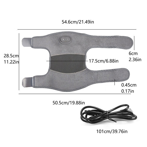 Rodilleras calefactables USB con masaje vibratorio y función térmica. 2