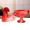 Rooster-Shaped Glass Candy Jar with Lid 4