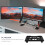 Svart CPU-stativ med hjul, ABS/PC, 43x28x7cm 3