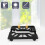 Svart CPU-stativ med hjul, ABS/PC, 43x28x7cm 5