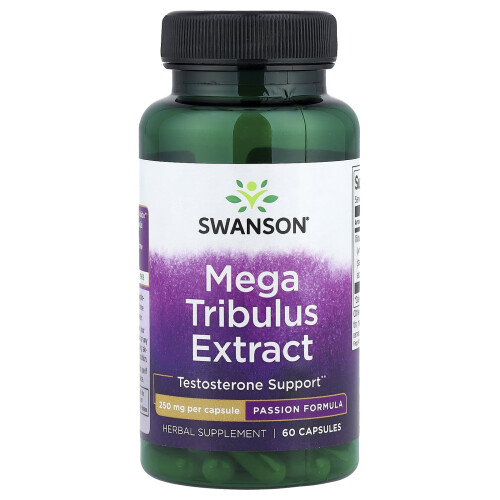 Swanson, Mega Tribulus Extract, 250 mg, 60 Capsułek