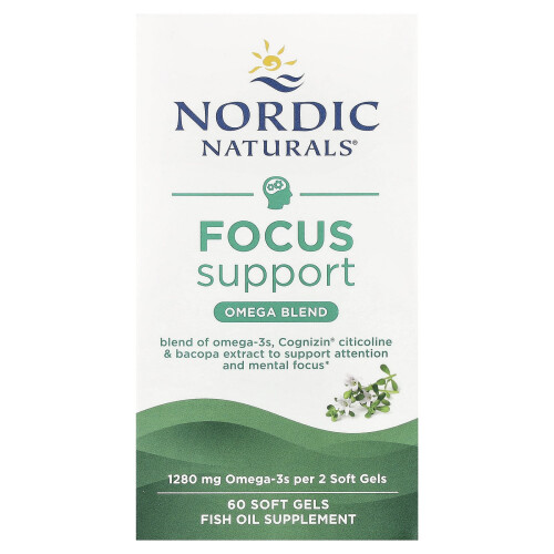 Nordic Naturals Νορδική Φυσικές, Υποστήριξη Φόρτισης, Ωμέγα Μονοακόρεστα, 60 Μοσχοκάρυδα