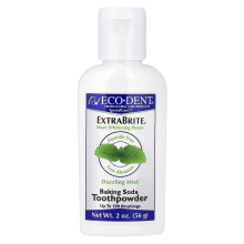 ExtraBrite, Baksoda Tandpoeder, Fluoridevrij, Dazzling Mint, 2 oz (56 g)