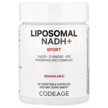 Codeage, Liposomaal NADH+, Centurion, 60 Capsules