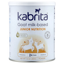 Kabrita, Krmivo pro mládež na bázi kozího mléka, 2+ let, 14 oz (400 g)