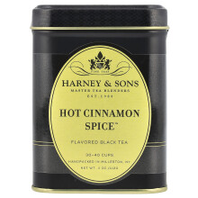 Harney & Sons, Fekete Tea, Forró Cimettői Fűszer, 4 oz (112 g)