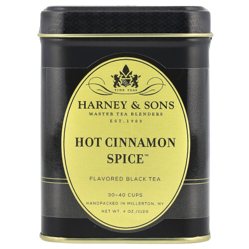 Harney & Sons Sort Te, Hot Cinnamon Spice, 4 oz (112 g)