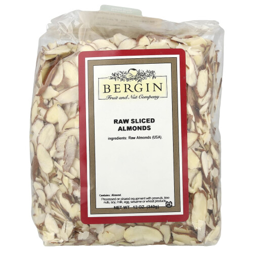 Almendras Fileteadas Crudas, 12 oz (340 g)
