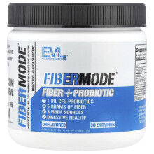 EVLution Nutrition, FiberMode, Fiber + Probiotic, Unflavored, 6.98 oz (198 g)