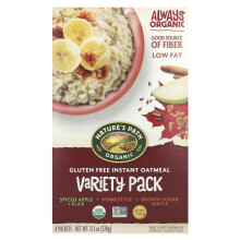 Nature's Path, Gluten-Free Instant Oatmeal, Variety Pack, 8 Balení, 11,3 oz (320 g)