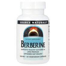 Source Naturals, Berberin, 500 mg, 60 pflanzliche Kapseln