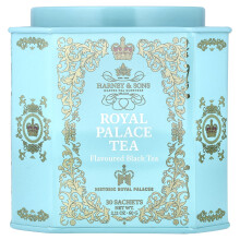 Harney & Sons, Fekete Teák citrom és grapefruit, 30 Szelet, 2,67 oz (75 g)