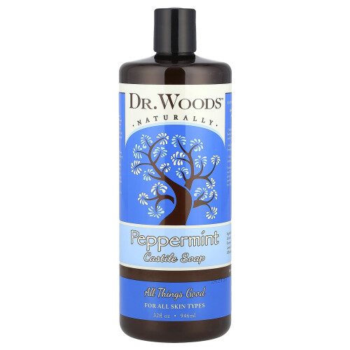 Dr. Woods, Πεπερνιά Καστιλιανή Σαπών, 32 fl oz (946 ml)