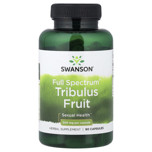 Swanson Tribulus Fruit 90 Capsules | 500 mg | Full Spectrum
