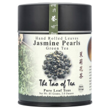 The Tao of Tea, Hand Gerolde Bladeren Groene Thee, Jasmine Perlen, 3 oz (85 g)