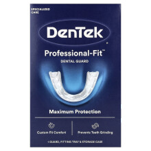 DenTek, Professionell-Fit Dental Guard, 1 Guard + 1 Fitting Tray + 1 Lagra Case