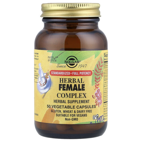 Solgar Solgar, Herbal Female Complex, 50 Vegetable Capsules