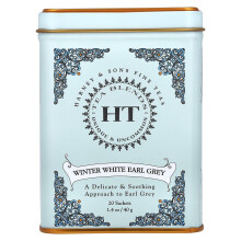 Harney & Sons, HT Thee Blends, Winter Witte Earl Grey Thee, 20 Sachets, 1.4 oz (40 g)