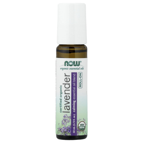 NOW Foods Essential Oil Roll-On, Lavender - 10 ml.