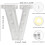 LED-Leuchtbuchstaben, warmweiß, 26 Stück 2