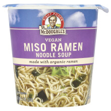 Dr. McDougall's, Vegan Miso Ramen Nudlová polévka, 1,9 oz (53 g)
