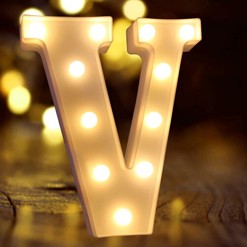 LED-Leuchtbuchstaben, warmweiß, 26 Stück 2