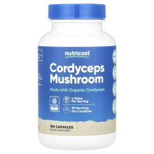 Nutricost, Cordyceps-Pilz, 1.100 mg, 180 Kapseln (550 mg pro Kapsel)