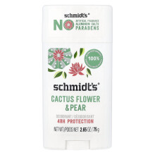 Schmidt's, Deodorant Natural, Cactus Flower & Pear, 2.65 oz (75 g)