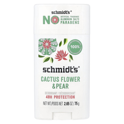 Schmidt's, Φυσικό Αντίπαλμωτικό, Cactus Flower & Pear, 2.65 oz (75 g)