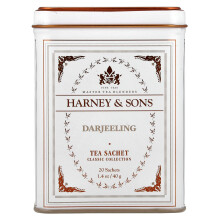 Harney & Sons, Finne Theeën, Darjeeling, , 20 Theesachets, 1,4 oz (40 g)