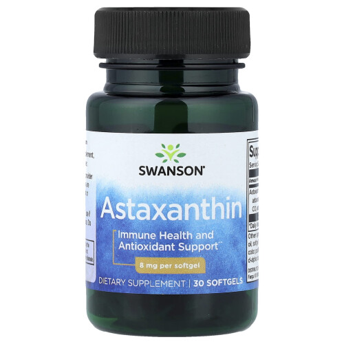 Swanson, Astaxanthin, 8 mg, 30 Softgels