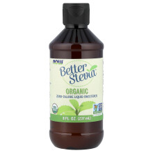 Mejor Estevia de NOW Foods, Dulcificante Liquido Orgánico Cero-Calorías, 8 fl oz (237 ml)