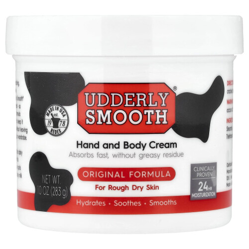 Udderly Smooth, Napi Öntözési Testkrém, Eredeti Formula, 10 oz (283 g)