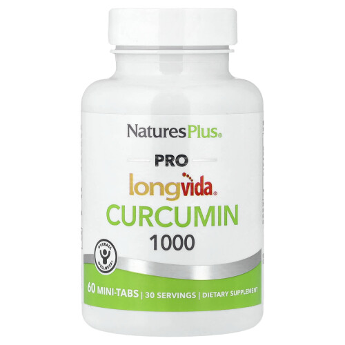 NaturesPlus, Pro LongvidaÆ, Curcumin 1000, 60 Mini-Tabs