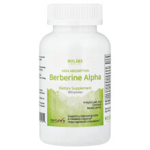 Mylabs, Berberin Alfa, Vysoká Absorpce, 60 Kapslí