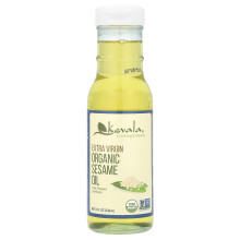 Kevala, Aceite de Sésamo Orgánico Extra Virgen, 8 fl oz (236 ml)
